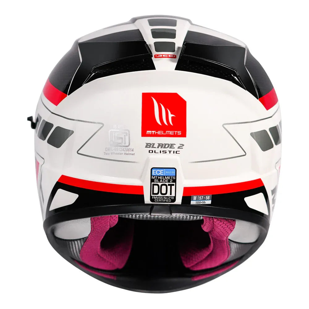 MT Helmets Mt Blade 2Sv Olistic C5 Red Full Face Helmet