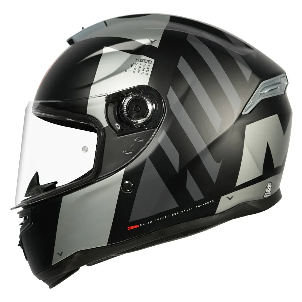 MT Helmets Mt Hummer B Air F2 Matt Grey Full Face Helmet