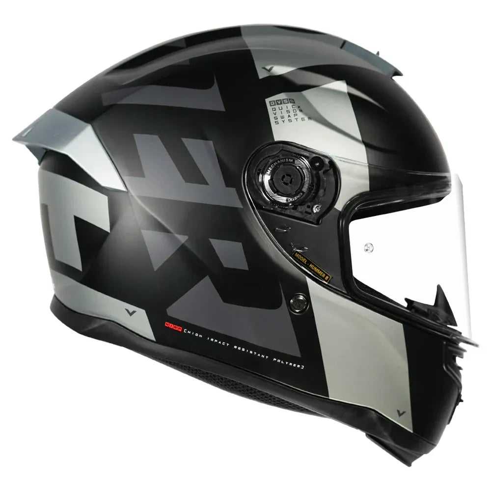MT Helmets Mt Hummer B Air F2 Matt Grey Full Face Helmet