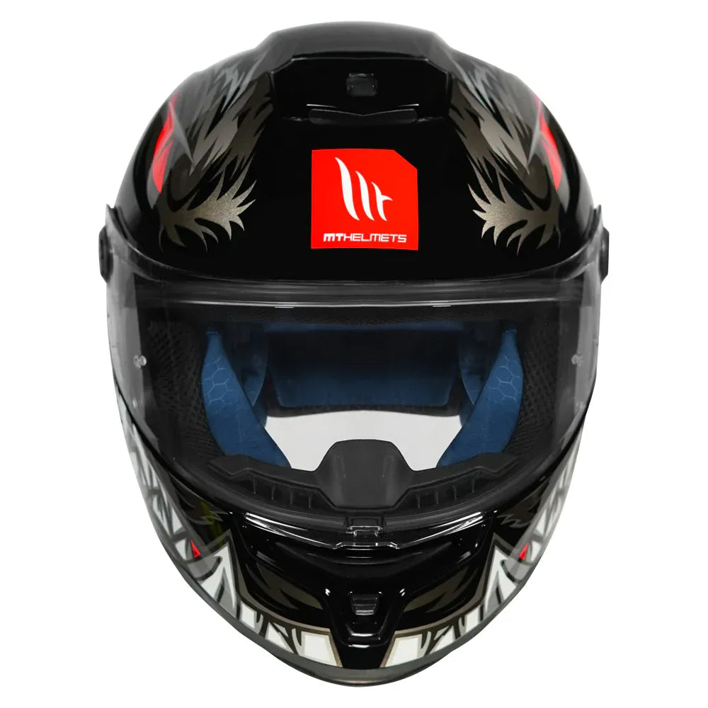MT Helmets Mt Hummer B Lycan C1 Black Full Face Helmet