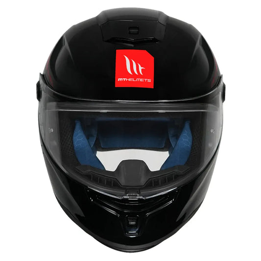 MT Helmets Mt Hummer B Soild A1 Black Full Face Helmet