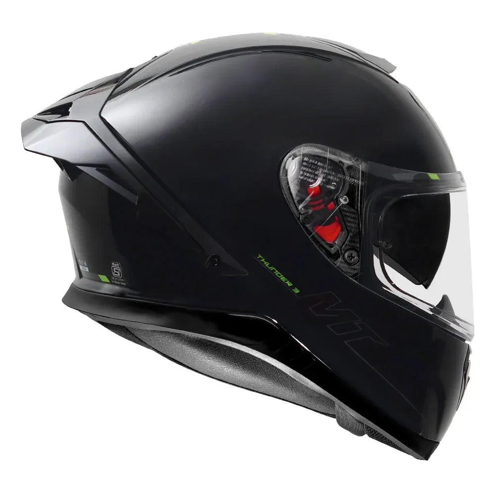 MT Helmets Mt Thunder 3 Pro Solid Black Full Face Helmet