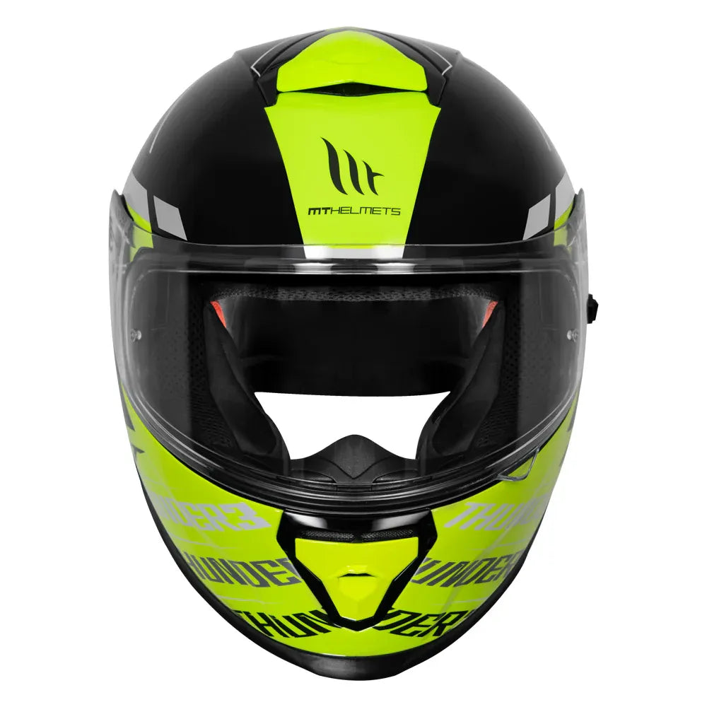 MT Helmets Mt Thunder 3 Pro Damer Fl Yellow Full Face Helmet