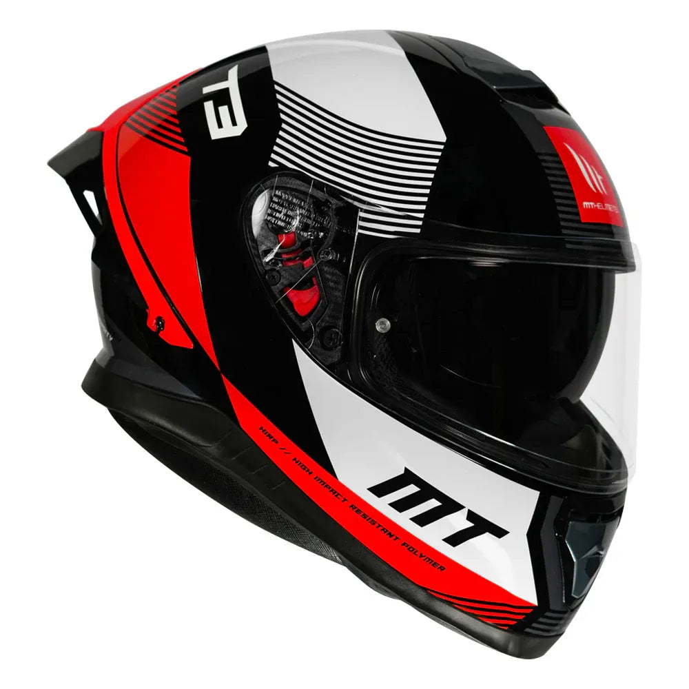MT Helmets Mt Thunder 3 Pro Diversity Fl Red Full Face Helmet