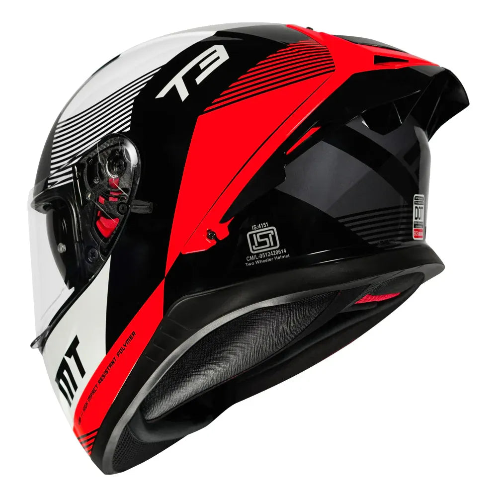 MT Helmets Mt Thunder 3 Pro Diversity Fl Red Full Face Helmet