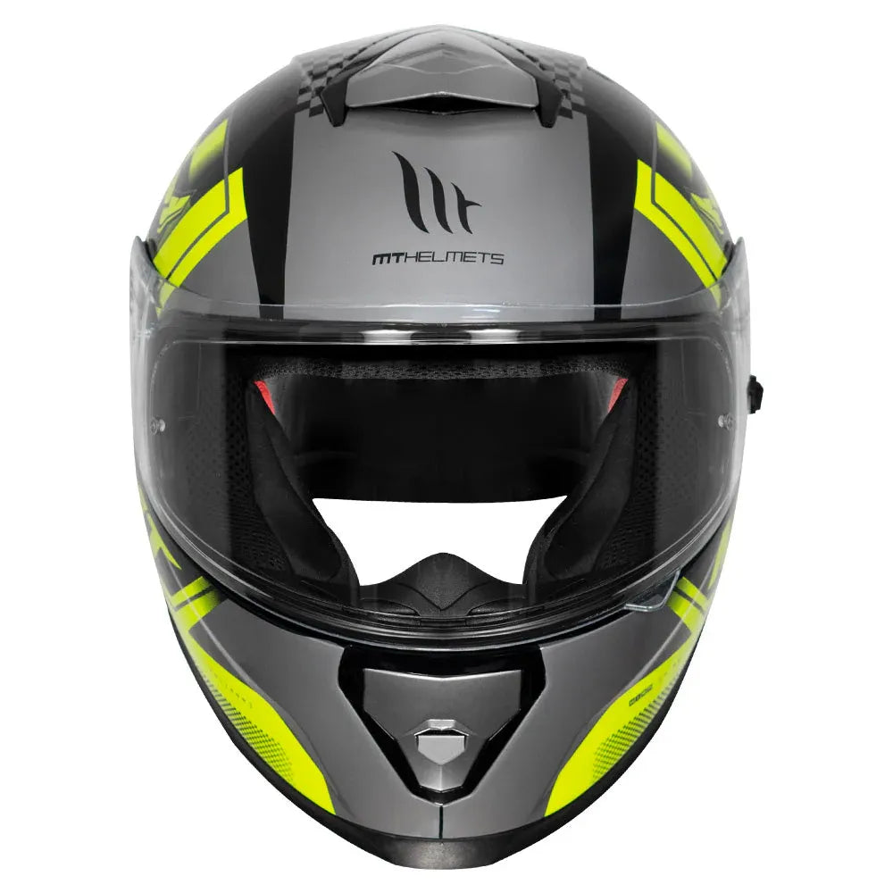 MT Helmets Mt Thunder 3 Pro Isle Fl Yellow Full Face Helmet