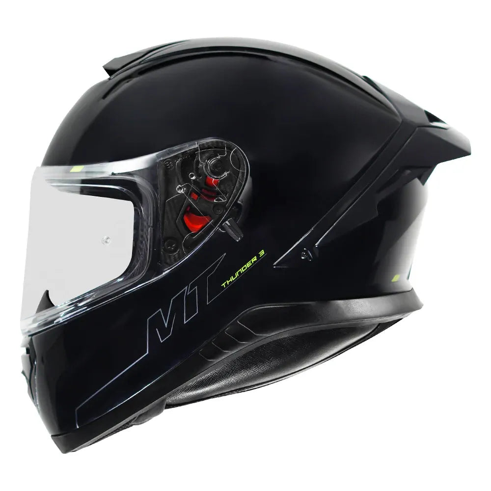MT Helmets Mt Thunder 3 Pro Solid Black Full Face Helmet
