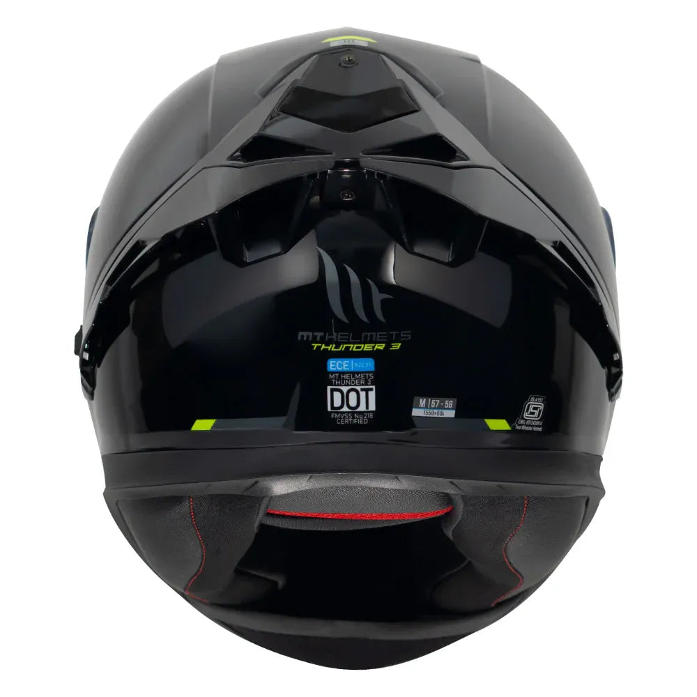 MT Helmets Mt Thunder 3 Pro Solid Black Full Face Helmet