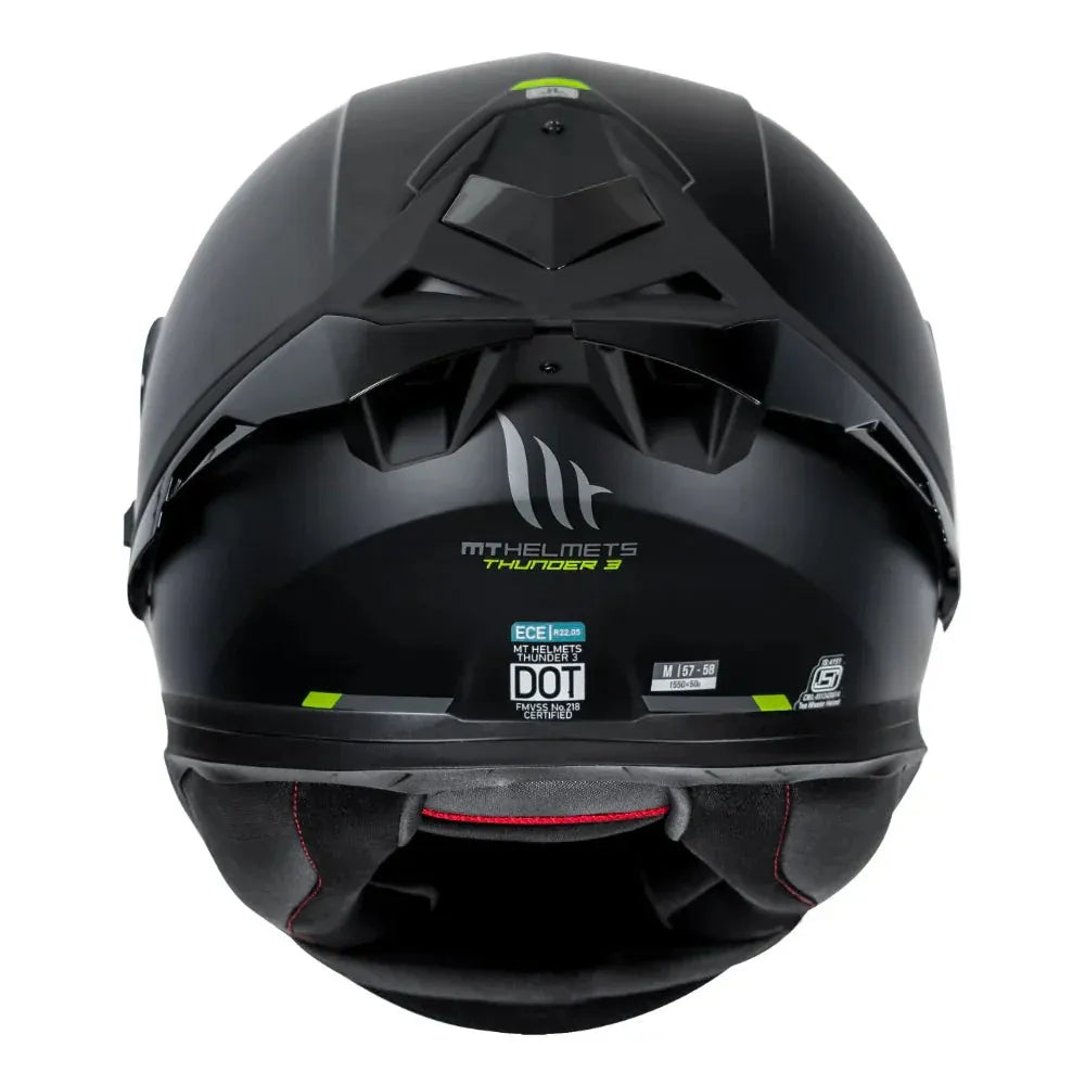 Mt Thunder 3 Sv Solid A1 Matt Full Face Helmet