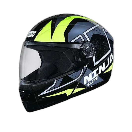 STUDDS Ninja 3G D6 Black N5 Fu Flip Up Helmet