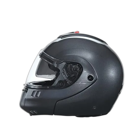 STUDDS Ninja 3G Double Visor Gun Grey Fu Flip Up Helmet