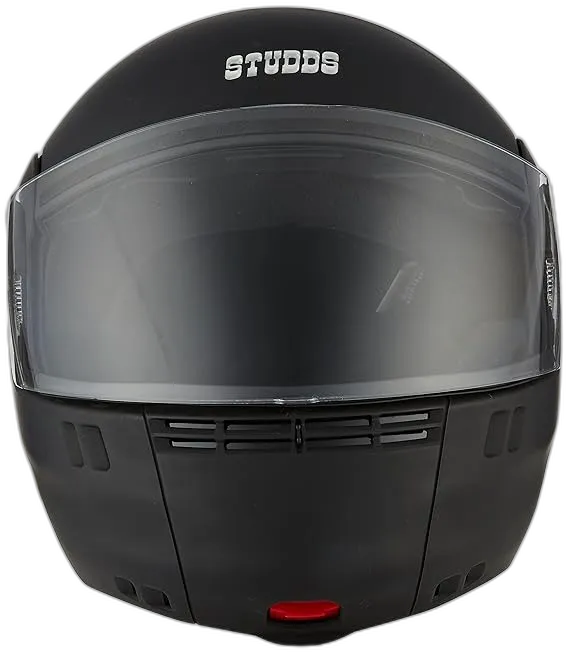 STUDDS Ninja 3G Eco Matt Black Fu Flip Up Helmet