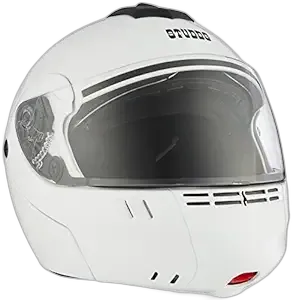 STUDDS Ninja 3G Eco White Fu Flip Up Helmet