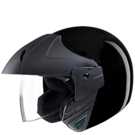STUDDS Ninja Concept Eco Black Half Face Helmet