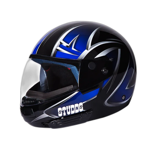 STUDDS Ninja Decor 5 Black N1 Fu Flip Up Helmet