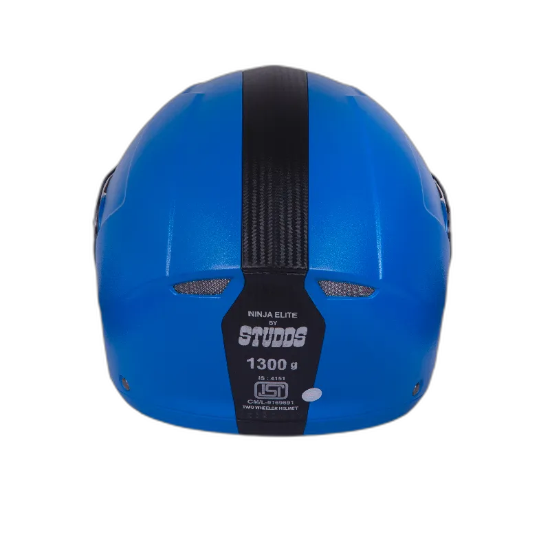 STUDDS Ninja Elite Blue Fu Flip Up Helmet