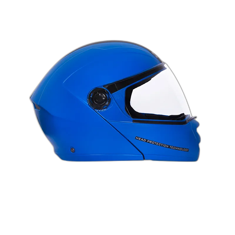 STUDDS Ninja Elite Blue Fu Flip Up Helmet