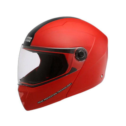 STUDDS Ninja Elite Red Fu Flip Up Helmet