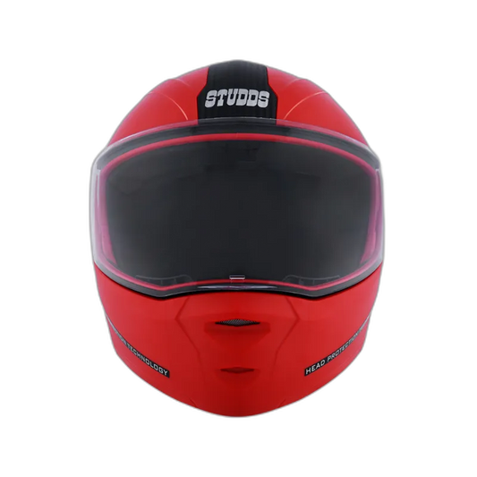 STUDDS Ninja Elite Red Fu Flip Up Helmet