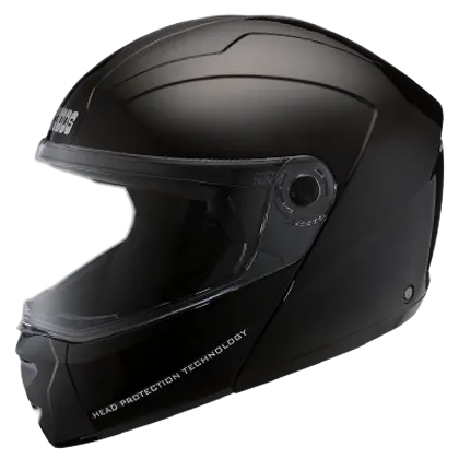 STUDDS Ninja Elite Super D1 Black Flip Up Helmet