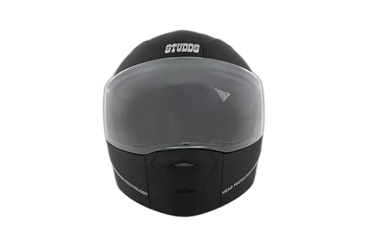 STUDDS Ninja Elite Super Matt Black Fu Flip Up Helmet