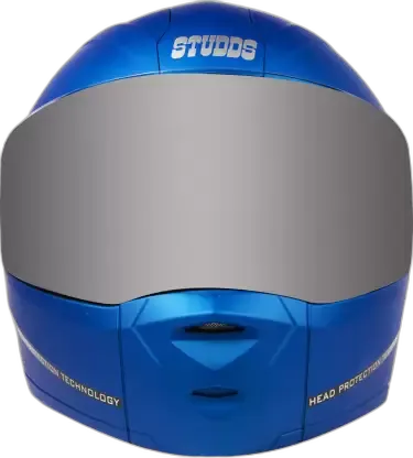 STUDDS Ninja Elite Super Matt Blue Fu Flip Up Helmet