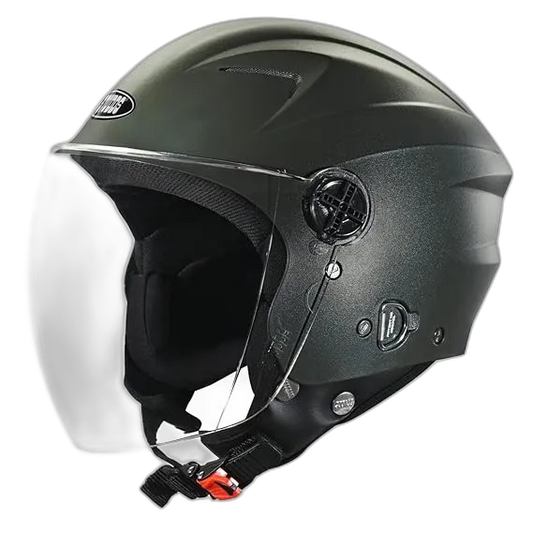 STUDDS Off Ray Super M Green Half Face Helmet