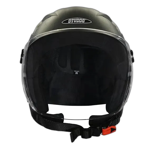 STUDDS Off Ray Super M Green Half Face Helmet