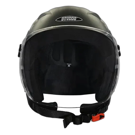 STUDDS Off Ray Super M Green Half Face Helmet