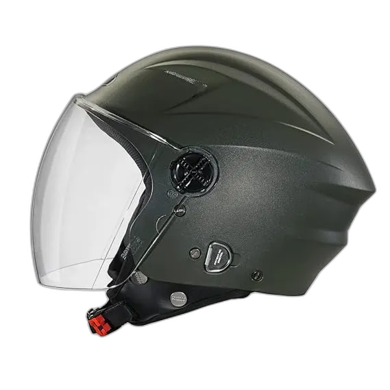 STUDDS Off Ray Super M Green Half Face Helmet