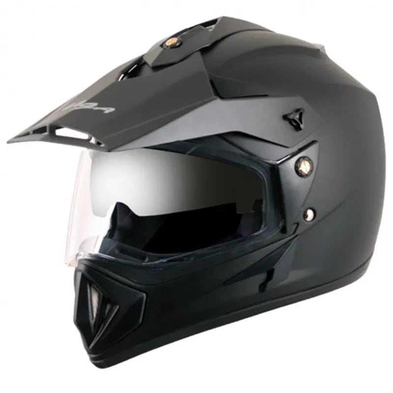 VEGA Dull Black Off Road Helmet