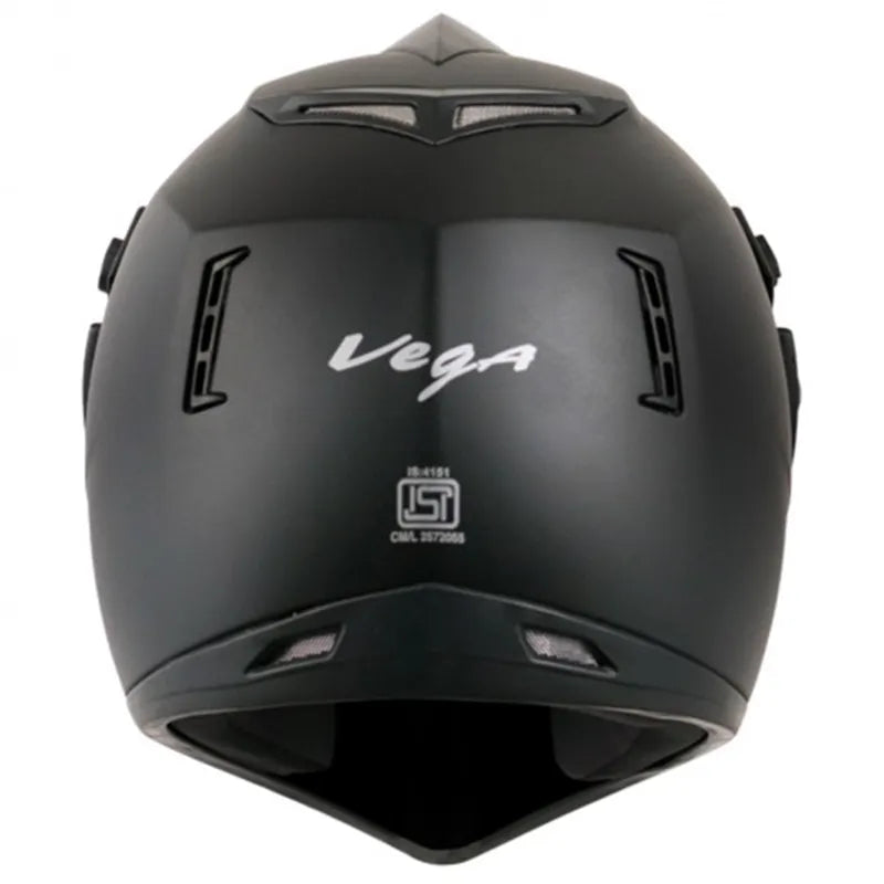 VEGA Dull Black Off Road Helmet