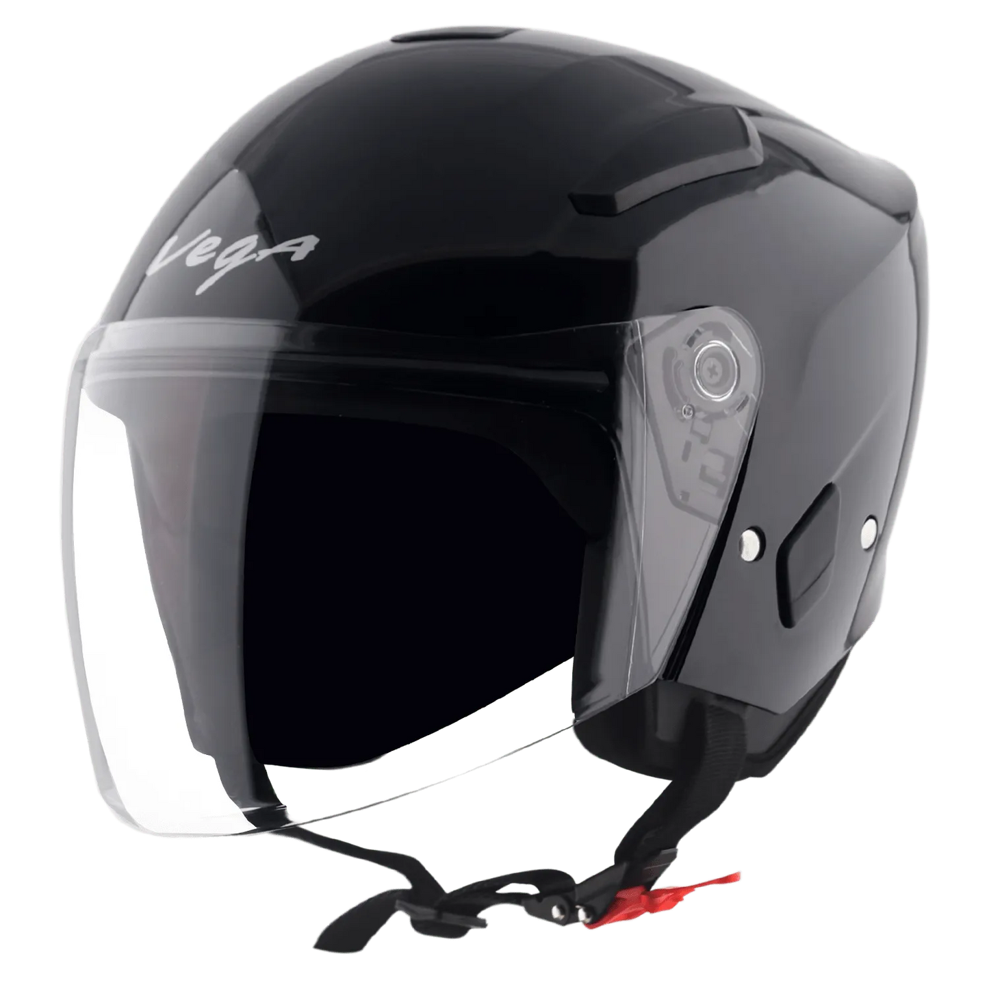 VEGA Orion Dx Black Half Face Helmet