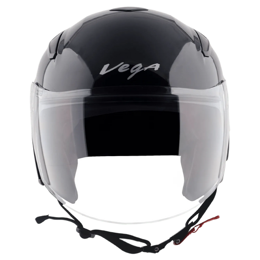 VEGA Orion Dx Dull Black Half Face Helmet