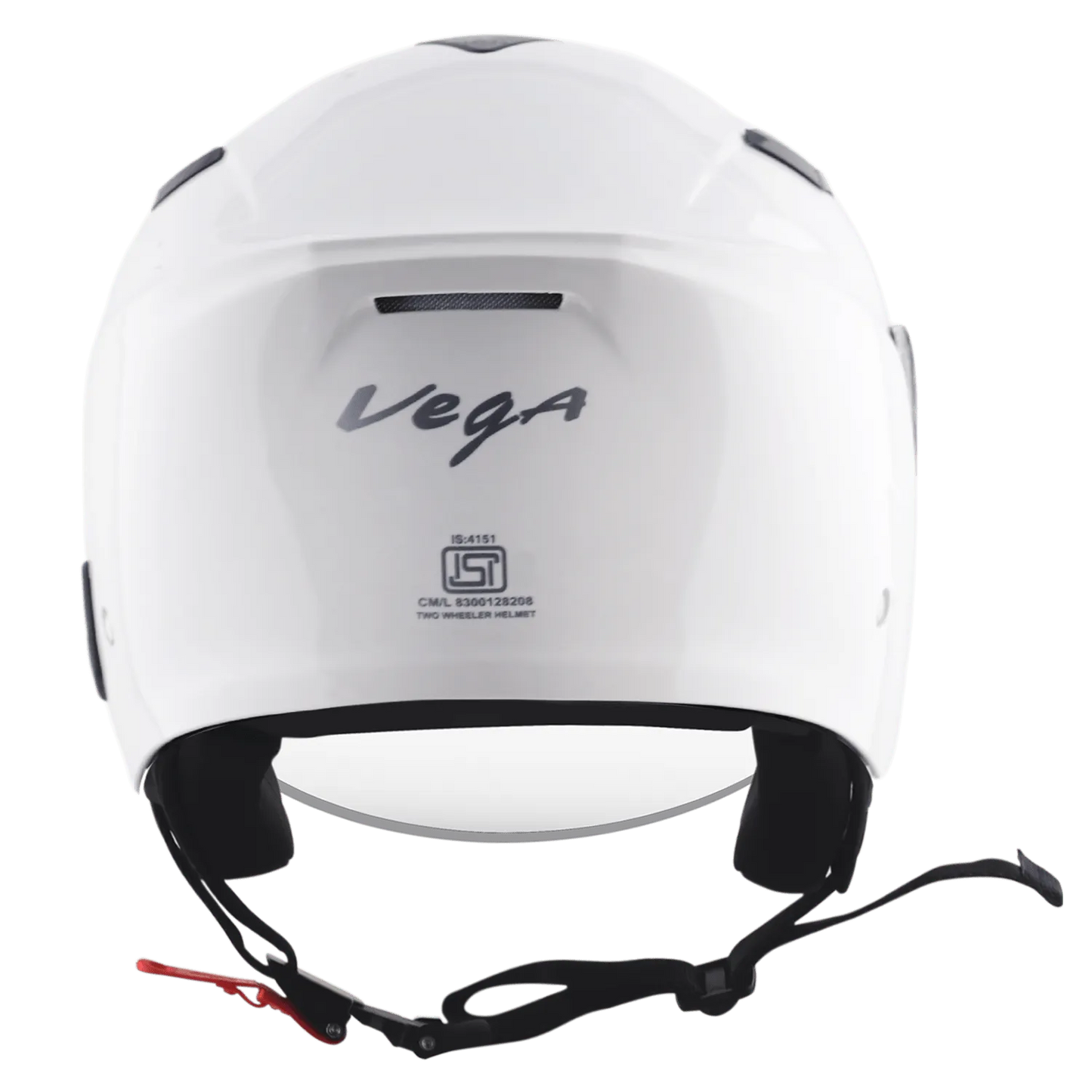 VEGA Orion Dx White Half Face Helmet