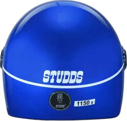 STUDDS Premium Vent Flame Blue Full Face Helmet