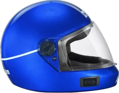 STUDDS Premium Vent Flame Blue Full Face Helmet