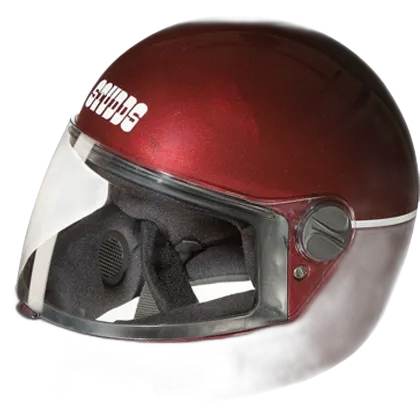 STUDDS Premium Vent Wine Red Full Face Helmet