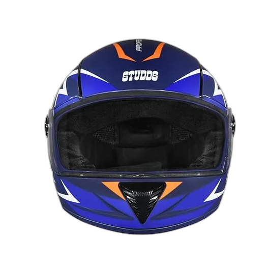 STUDDS Professional D1 Matt Blue N1 Full Face Helmet