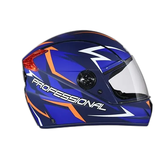 STUDDS Professional D1 Matt Blue N1 Full Face Helmet