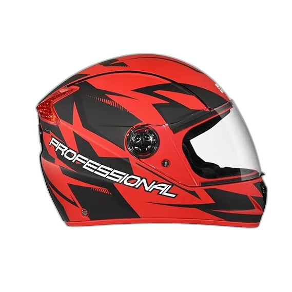 STUDDS Professional D1 Matt Red N9 Full Face Helmet