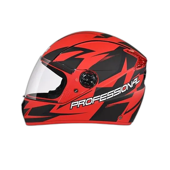 STUDDS Professional D1 Matt Red N9 Full Face Helmet