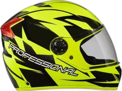 STUDDS Professional D1 Neon Yellow N9 Full Face Helmet