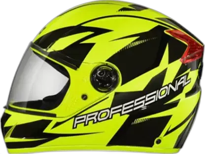 STUDDS Professional D1 Neon Yellow N9 Full Face Helmet