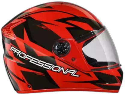 STUDDS Professional D1 Red N9 Full Face Helmet