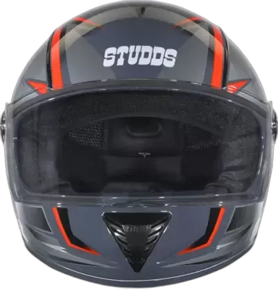 STUDDS Professional D2 Grey N2 Full Face Helmet