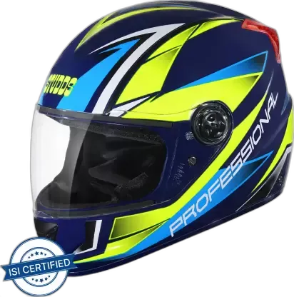 STUDDS Professional D2 Matt Blue N5 Full Face Helmet