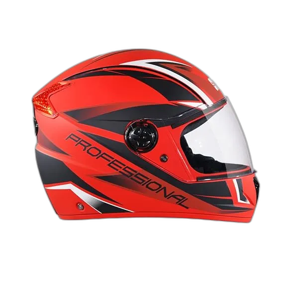 STUDDS Professional D2 Matt Red N9 Full Face Helmet