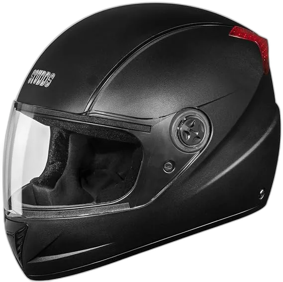 STUDDS Professional With Tinted Visor Black Full Face Helmet