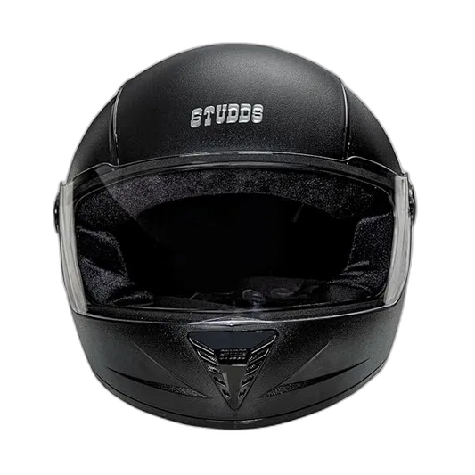 STUDDS Professional With Tinted Visor Black Full Face Helmet